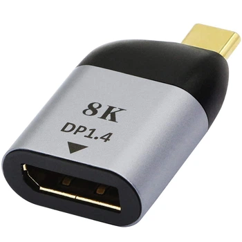 Адаптер, переходник Type-C to DisplayPort для передачи видео OEM UC2DP-01, для компьютера, телевизора, смартфона