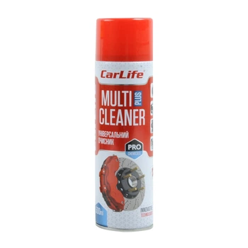 Очищувач гальмівної системи спрей 500ml "Carlife" Multi Plus Cleaner (супорта, диски, бараб) CF501