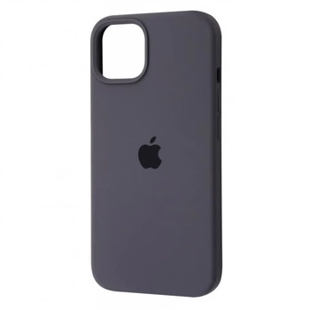 Cиликоновый чехол с MagSafe для iPhone 14 Pro Fruct Silicon Case Full Charcoal Grey
