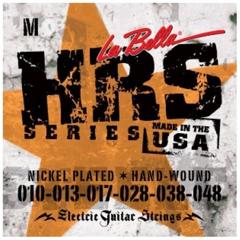 Струни для електрогітари La Bella HRS-M Nickel-Plated Round Wound – Medium 10-48
