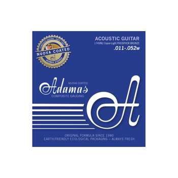 Струны для акустической гитары Adamas Nuova Coated 1749NU Super-Light