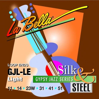 Струни для класичної гітари La Bella GJL-LE Gypsy Jazz (P.end)