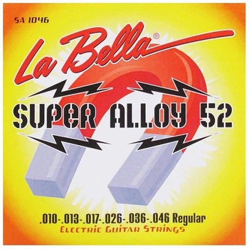Струни для електрогітари La Bella SA1046 Super Alloy 52 – Regular 10-46