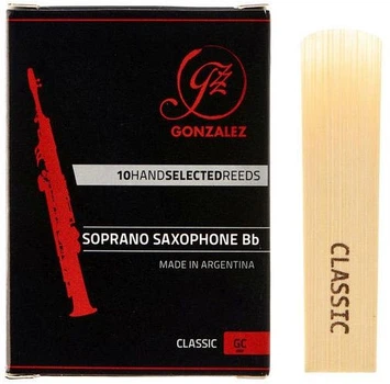 Тростина для сопрано-саксофону Gonzalez Soprano Sax Classic 3