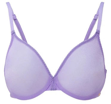 Бюстгальтер Gossard Glossies 6271 прозорий гладкий для глибокого декольте та природньої посадки 80B Violet (5053014908317)