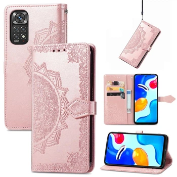 Чохол Vintage для Xiaomi Redmi Note 11 / Note 11S шкіра PU рожевий