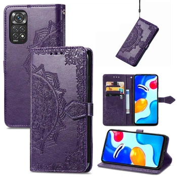 Чехол Vintage для Xiaomi Redmi Note 11 / Note 11S книжка кожа PU фиолетовый