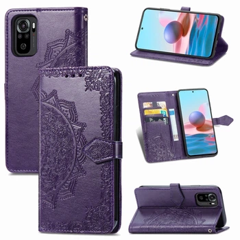 Чехол Vintage для Xiaomi Poco M5s книжка кожа PU с визитницей фиолетовый