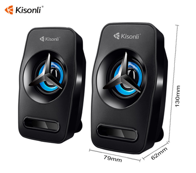 Колонки Kisonli Потужні L-3030 для ПК Сабвуфер USB