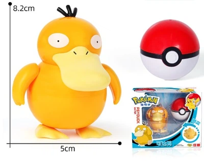 Покемон Покебол Psyduck Псайдак Pokemon GO шар с фигуркой-трансформером
