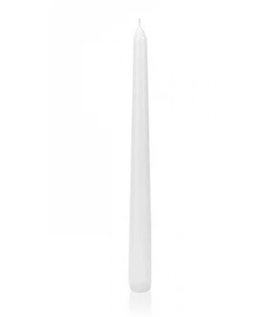 Свічка Bartek Candles класична довга гладка 21*300мм біла