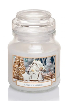 Свічка ароматизована в банці Bartek Candles Ванільний Ангел 130г.