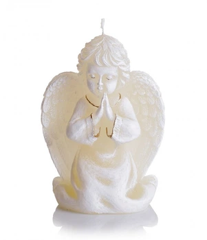 Свічка новорічна Bartek Candles Ангел Рафаель (золото) 240г.