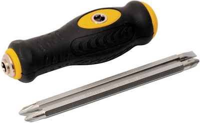 Отвёртка с Т-образной ручкой Mastertool PH1-PZ2 / PH2-SL6 130 мм (40-0140)