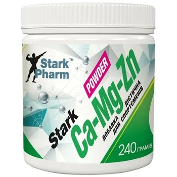 Мультимінерали для спорту Stark Pharm Stark Ca-Mg-Zinc 240 g /62 servings/ Pure