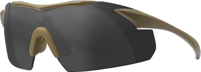 Захисні балістичні окуляри Wiley X VAPOR 2.5 Сірі (712316012645)