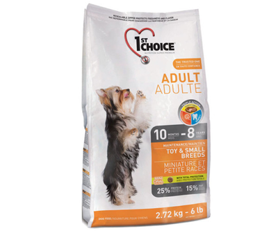 1st Choice ADULT TOY & SMALL Breeds chicken корм для собак мини и малых пород, 2.72 кг