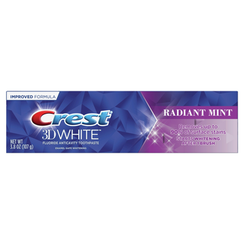 Отбеливающая зубная паста Crest 3D White Radiant Mint для устранения зубного камня, 107 г