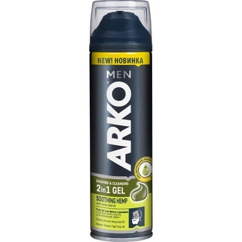 Гель для бритья ARKO с маслом семян конопли, 200 мл (8690506512040)