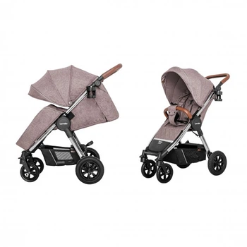 Прогулянкова коляска CARRELLO Supra CRL-5510 Carbon Grey +дощовик L