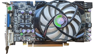 Видеокарта Point Of View PCI-Ex Nvidia GeFORCE GTS 250 1GB GDDR3 ( 256 BIT ) ( DVI , VGA, HDMI ) Б/У