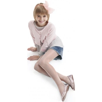 Колготи дитячі з ефектом 3D DIVERSE JUNIOR 100 den KNITTEX р.152-158 (білі)
