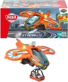 Zestaw do zabawy Dickie Toys Air Patrol Hybrydowy pojazd ratunkowy z efektami dźwiękowymi i świetlnymi 1 samochód z akcesoriami (SBA203794000)