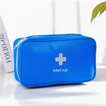 Аптечка сумка органайзер для медикаментов для путешествий для дома 23х12.5х8 см (473259-Prob) Синяя