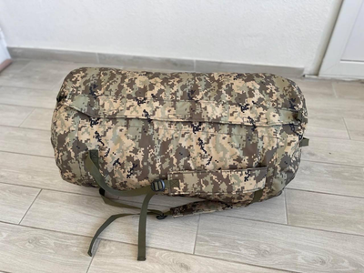 Сумка баул-рюкзак влагозащитный тактический армейский военный 120 л Пиксель