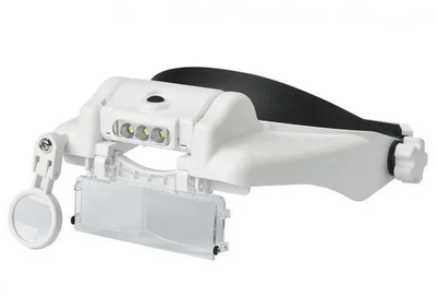 Лупа бинокулярная 1,5Х 2Х 8X 3,5Х 9,5Х 11,5Х с LED подсветкой MG8100-S
