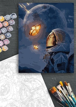 Картина за номерами Art Millennium Космонавт 40x50 АМ-0087