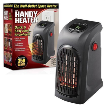 Портативный тепловентилятор з терморегулятором і таймером 400 W Handy Heater (KS86770808)