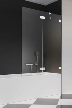 Стеклянная шторка для ванны RADAWAY Essenza Pro White PND II 120 правая 10102120-04-01R
