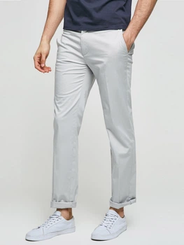 Кэжуал демисезонные прямые брюки Jack & Jones 217114506 M (80360M) Серый
