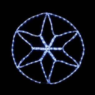 Гирлянда MOTIF Star Звезда 20 Вт 60х60см белый, провод черный IP44 для улицы