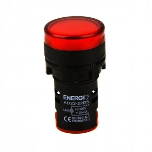 Индикатор ЛЕД AD22-22DS/R 220В красный