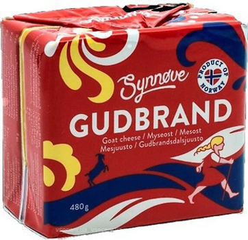 Сир традиційний норвезький Брюност Гудбрандсдален Synnove Gudbrandsdalen Cheese 29% 480 г