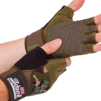 Перчатки тактические с открытыми пальцами Zelart 4928 размер L Camouflage