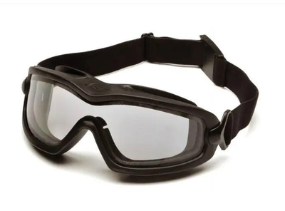 Окуляри-маска балістична тактична захисна для Армії ЗСУ Pyramex окуляри тактичні армійські чорний M-1
