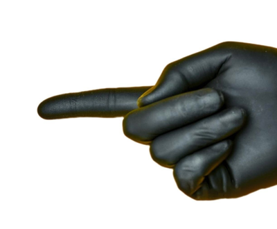 Нитриловые перчатки Medicom SafeTouch® Advanced Black без пудры текстурированные размер S 500 шт. Черные (3.3 г)