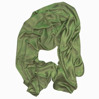 Шарф из вискозы зеленый Silk Route a-1460 180х75 см