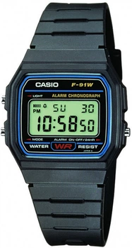 Чоловічий годинник Casio F-91W-1YEF