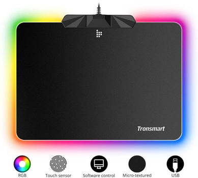 Коврик для мыши Tronsmart Shine X RGB Gaming Mouse Pad Black