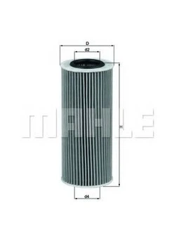 Фільтр масла Knecht OX177/3D MAHLE (OX1773D)