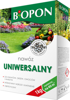 Удобрение гранулированное BIOPON универсальное 1 кг (5904517049550)