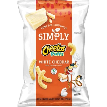 Чипсы Cheetos Simply White Cheddar 226.8g