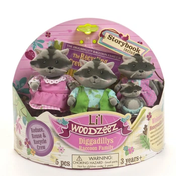 Фигурка Li'l Woodzeez Семья Енотов (6004M)