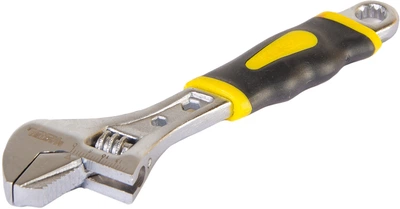 Ключ розвідний Mastertool 150 мм з двокомпонентним руків'ям (76-0421)