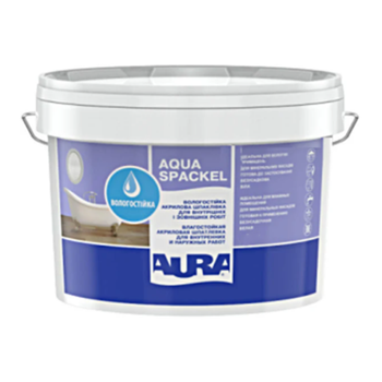 Влагостойкая акриловая шпатлевка для внутренних и наружных работ Aura Luxpro Aqua Spackel 1.2 кг