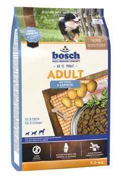 Сухой корм для взрослых собак Bosch Adult рыба и картофель 3 кг (5222003)